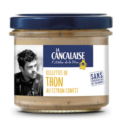 Rillettes de thon au citrons confits