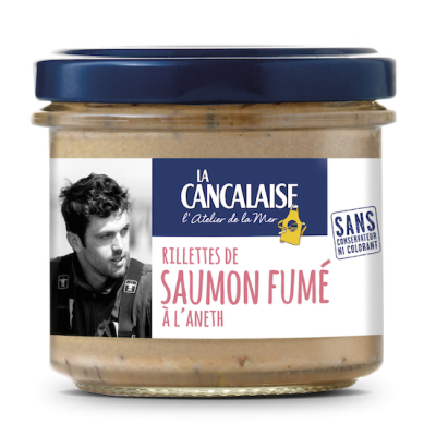 Rillettes de saumon fumé à l'aneth