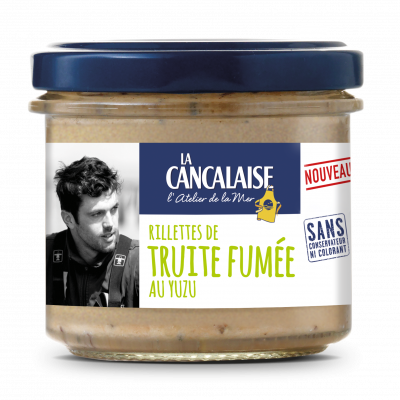 Rillettes de truite fumée au Yuzu
