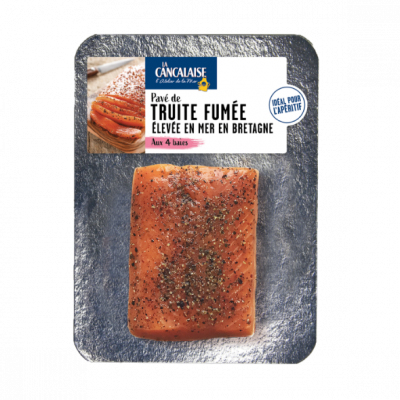 Pavé de truite fumée de Bretagne aux 4 baies